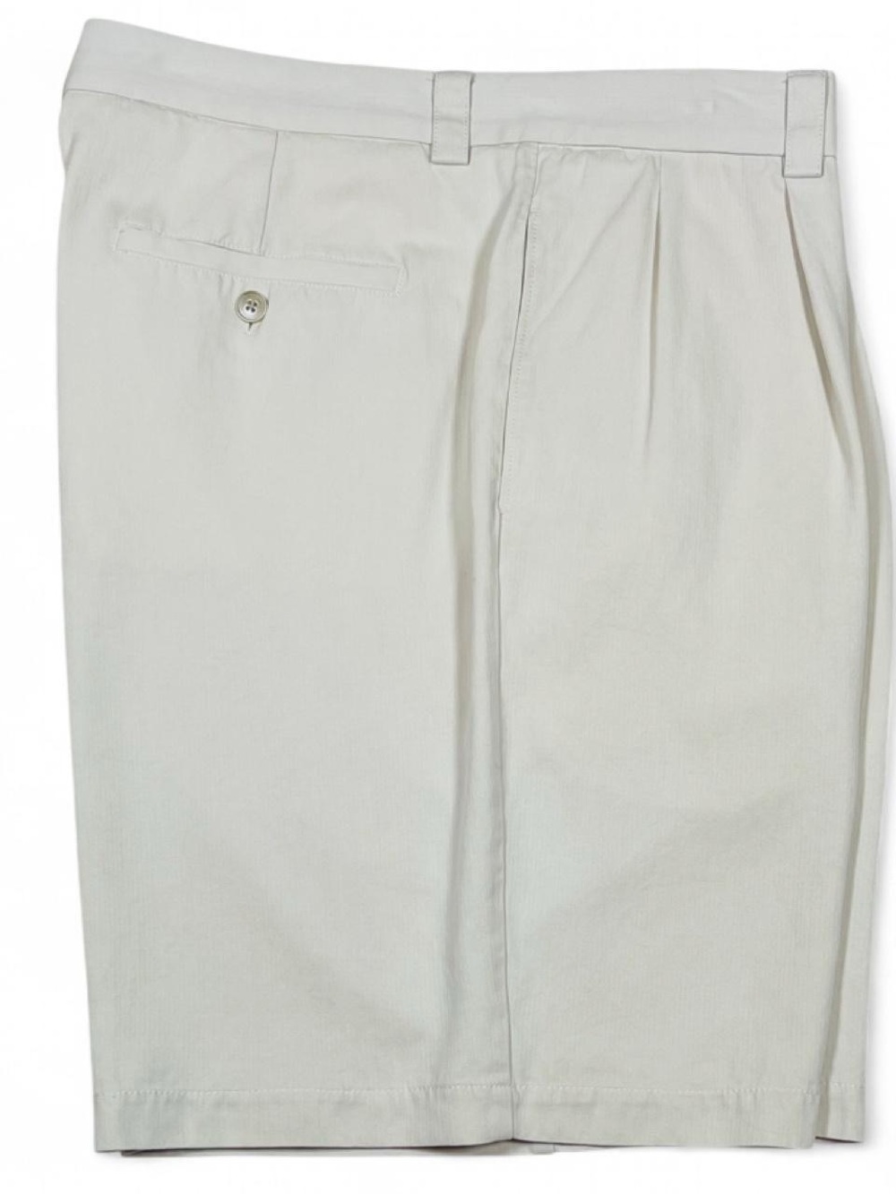 Tommy Bahama SILK Ivory Off White Pleated Shorts Men’s Size W35 L8 Golf Summer